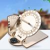 1PCS DIY Sundial Ancient Sun Clock STEM Educational Toy Handmade Science Kit for Primary School Students Learning Popularization