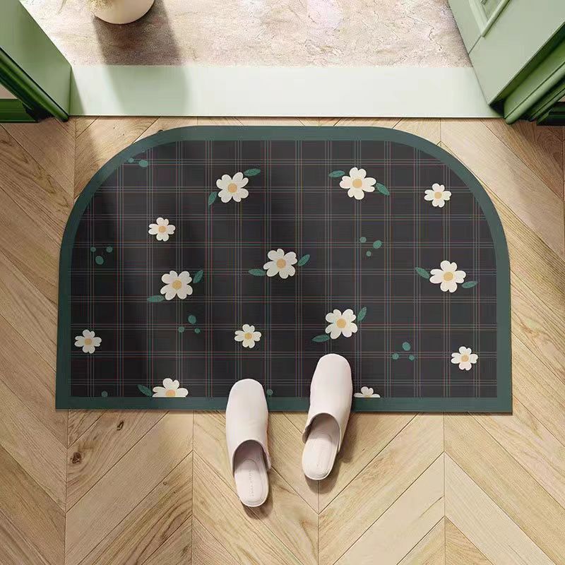 Diatom mud floor mat, quick drying anti slip door mat, bathroom mat, bathroom foot mat