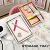 Stainless Steel Cosmetic Storage Tray Jewelry Tray Plate Doctor Surgical Tray Desktop Storage Tool Metal Fack Nail Art Tray