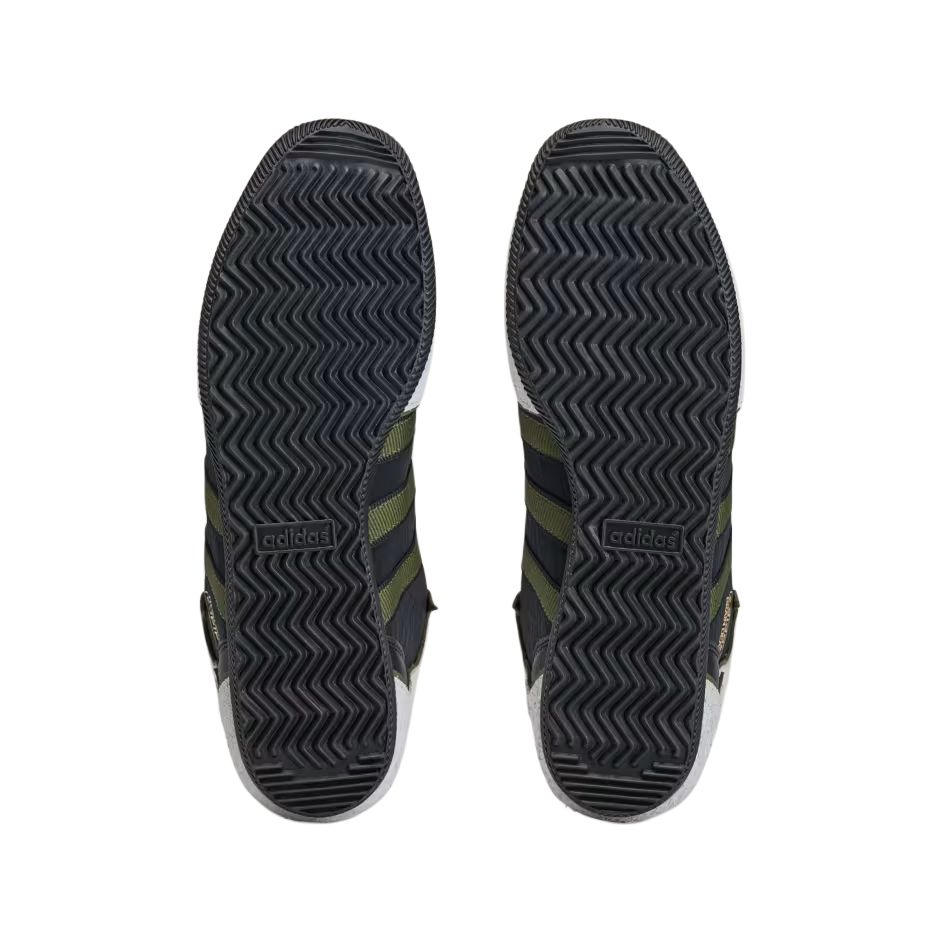 Brain Dead x Adidas Japan High Black Olive Unisex Sneakers Core-Black Crystal-White Gold-Metallic JQ6790