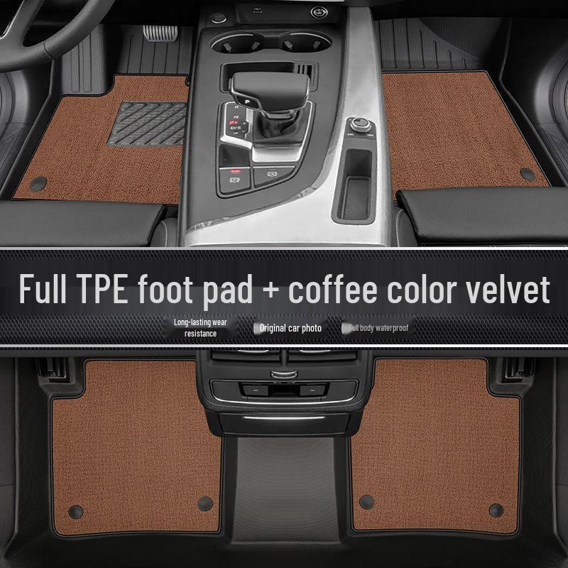 Nissan Sylphy TPE Floor Mats: 14th-15th Gen, Full Coverage Foot Mats