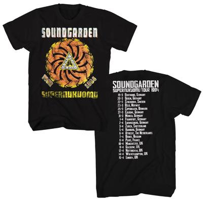 1989 Soundgarden Voice Garden Punk Band Amerikanisch Retro Übergroß High Street Baumwolle Herren- und Damen-Kurzarm-T-Shirt