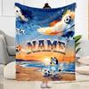 Halloween Costume Party Customize Text Blanket Gift Customizable Blanket Soft & Cozy Throw For Office Office Chair Bedding Living Room