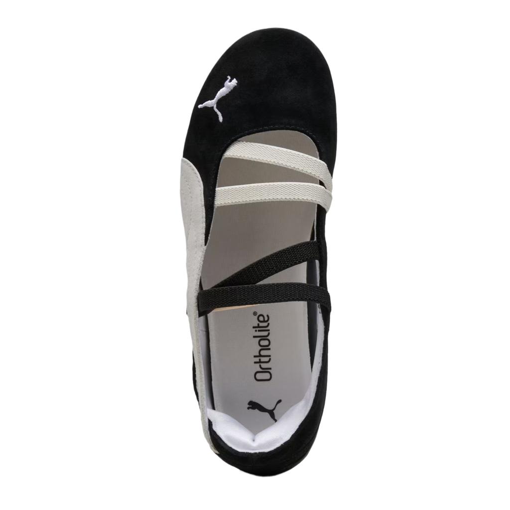 Puma Speedcat Ballet Suede GS Black White Warm White Kids Sneakers 406132-05
