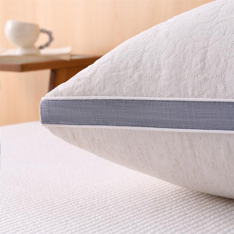 Yongyou Wan Cotton Hemp Velvet Comfortable Shaped Pillow Student Dormitory Home Bedroom Comfortable Breathable Sleeping Pillow Core