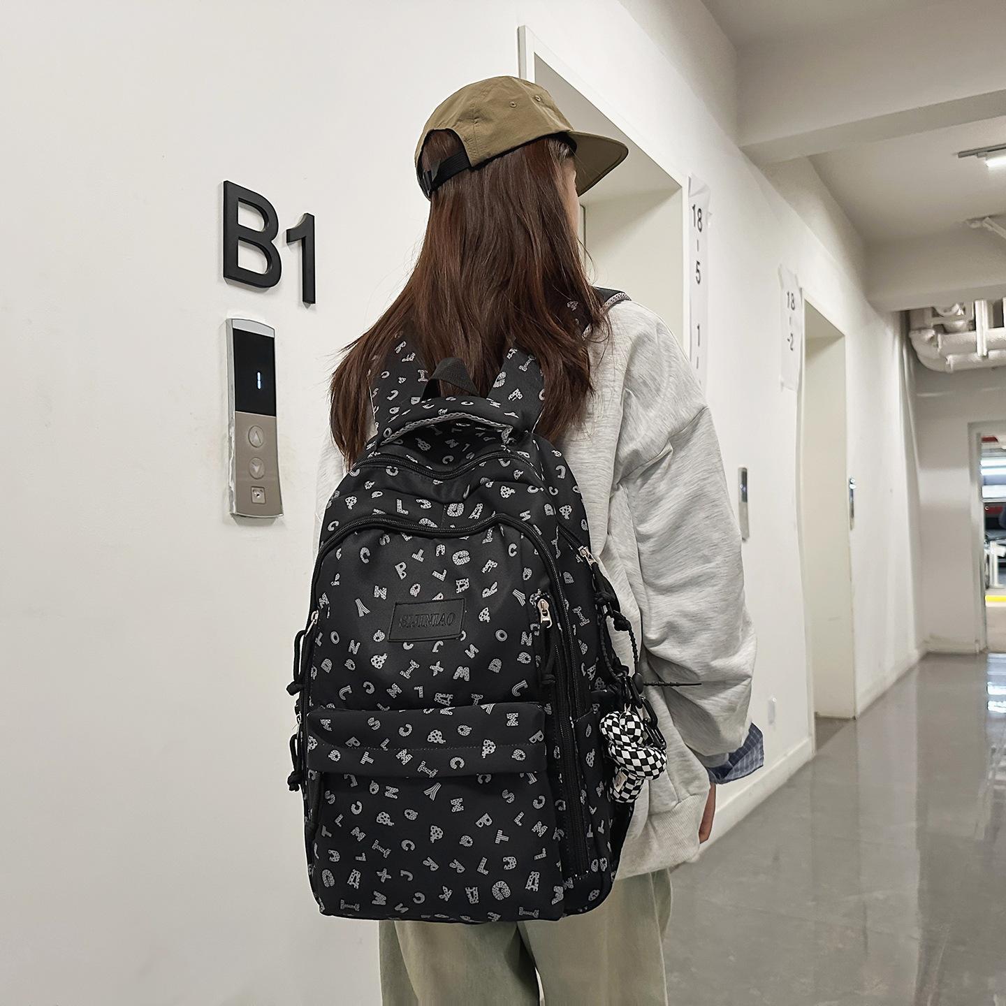 

Korean Version Backpack Ins, Niche Art Versatile Student Backpack, Junior High School Campus Travel Backpack, Women s High-end Feel
