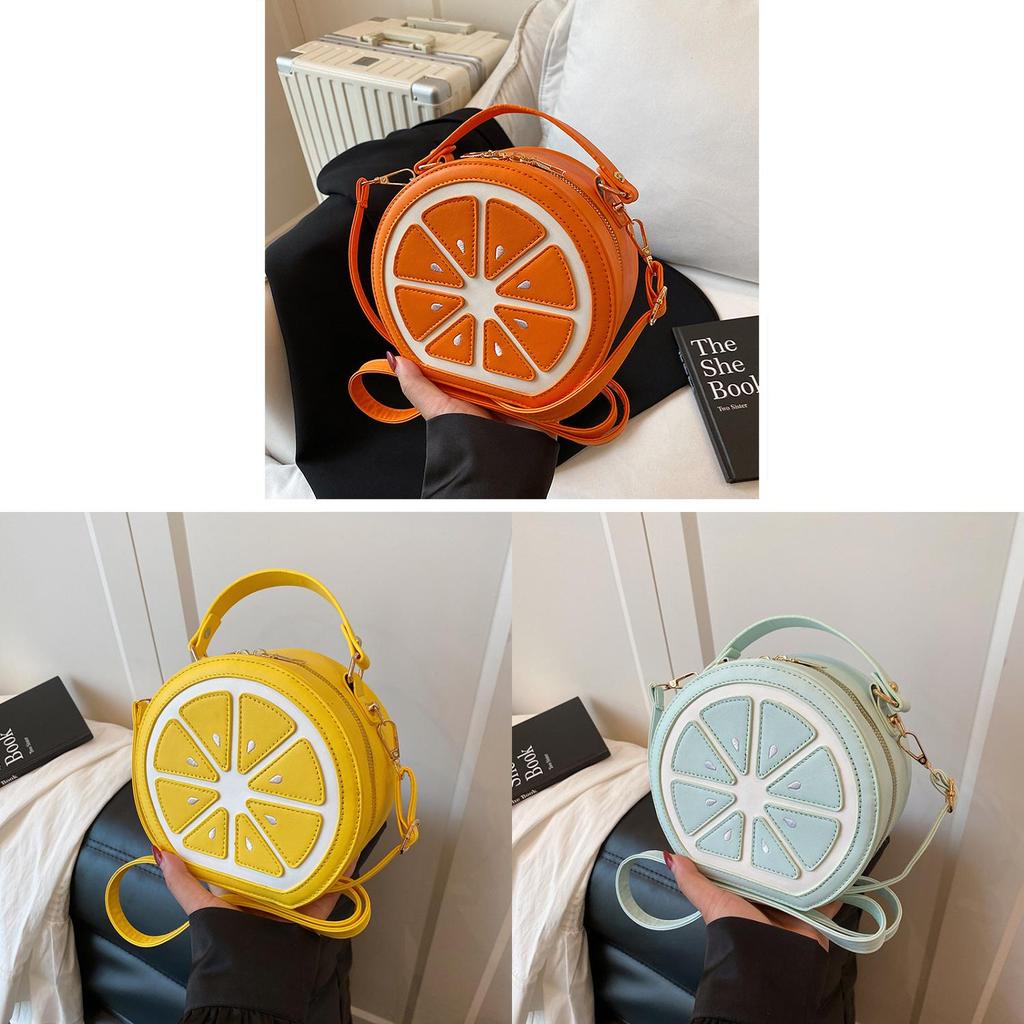 Style Small Round Bag With Pu Material And Bicolor Design For Daily Use