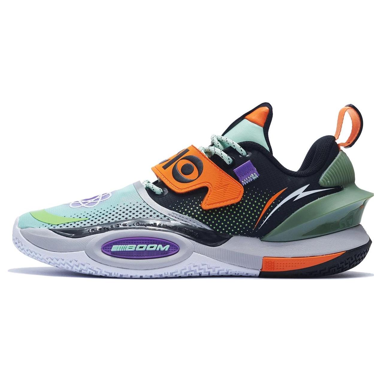 

Новые баскетбольные кроссовки LiNing All City 10 V2 Kinetic Energy с амортизацией, легкие, с низким верхом, для высоких результатов, зеленый/черный ABAS059-14 46