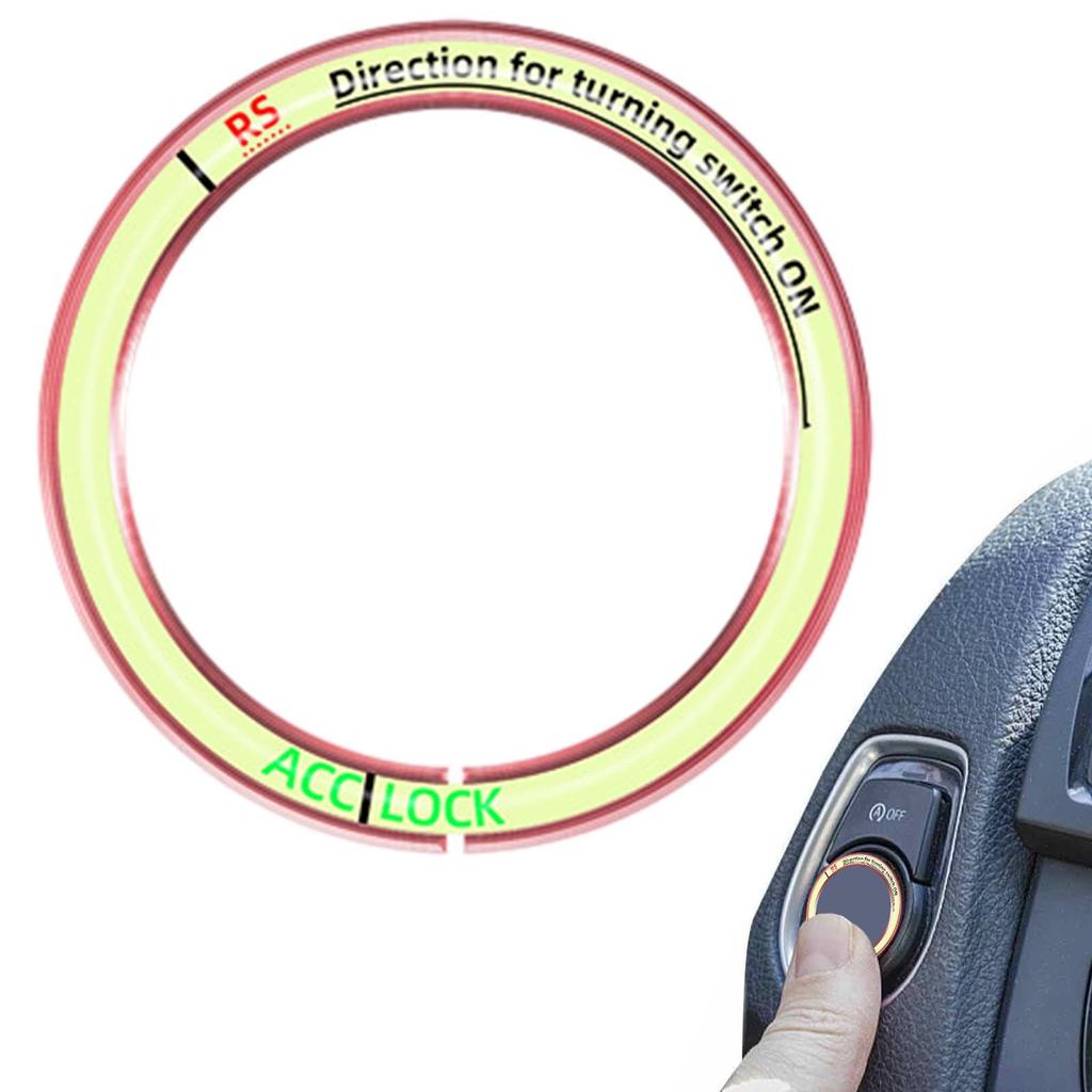 Push to Start Button Ring, Push Button Start Cover - Push Start Button Cover