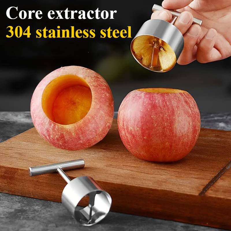 Multi Functional Stainless Steel Apple Pear Core Separator Fruit Core Extractor, 2 Sizes of Restaurant, Commercial, and Home Kitchen Tools
