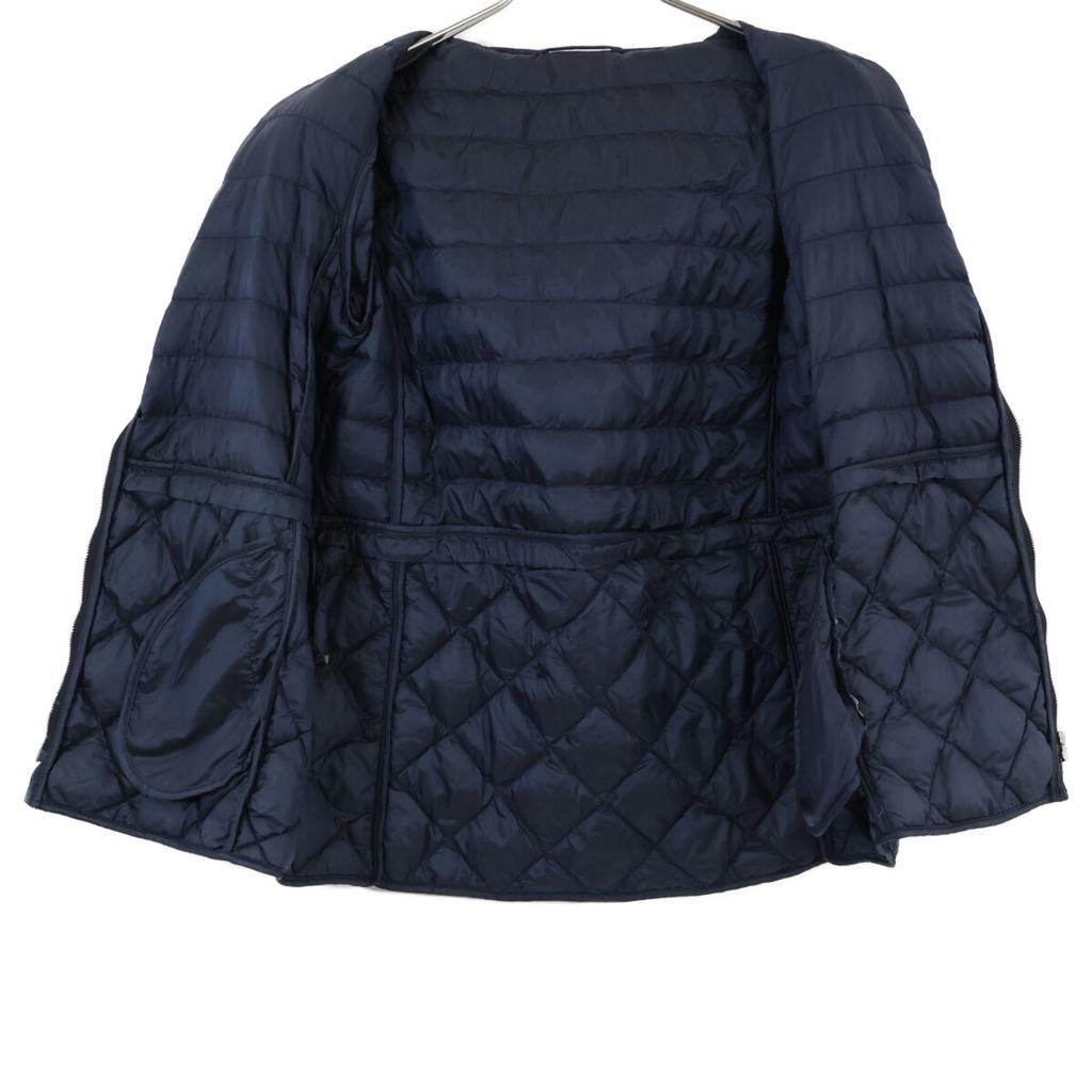 Max Mara Navy Nylon Quilted Down Jacket Jacket 38 NavyUsed