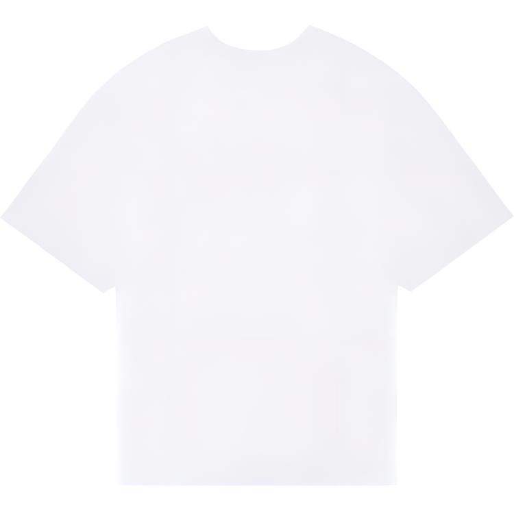 We11done Ss22 Logo T-Shirt Unisex Tops White WD-TT1-22-666-U-WH