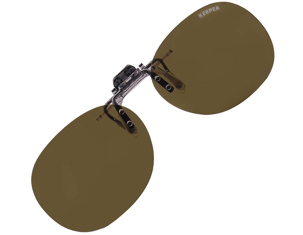 Keeper a polarized sunglasses apron that can be worn over provides UV is and is 9320-01, Japanese-made clip-on glasses, protection, ultra-lightweight,