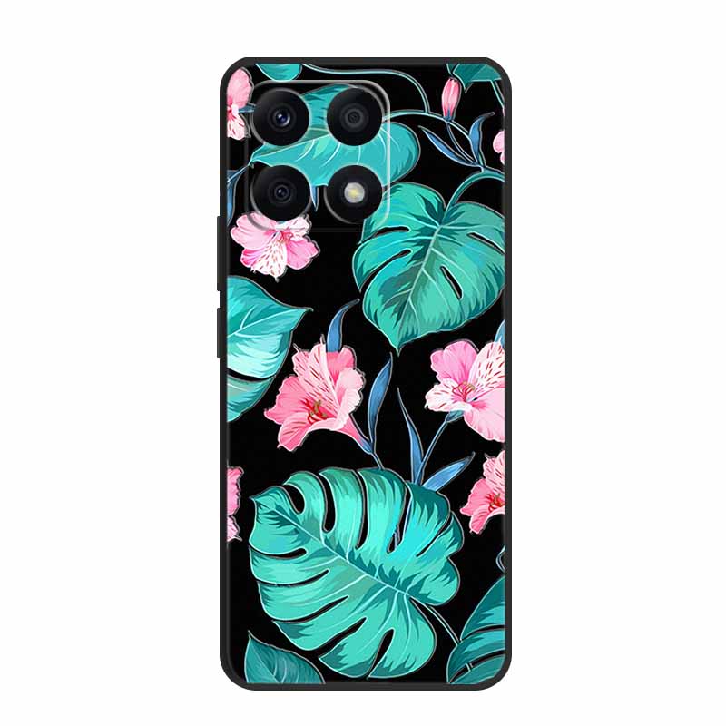 3D Case For Xiaomi 14T Pro Case Emboss Flower Black Silicone Soft Back Cover Coque For Xiaomi 14T Pro Case 14 T Pro 14TPro Funda