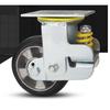 Guanmo 8-inch Spring Shock-Absorbing Swivel Caster