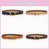 Leather Waist Belt For Women Retro Fashion Alloy Pin Closure Easy To Match Daily Wear