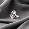 London Blue Topaz Gemstone 925 Sterling Silver Jewelry Handmade Statement Ring RR-49-14