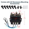 Universal 12V/24V 250A Integrated Waterproof ABS Brass Electric Winch Relay for Car Auto ATV SUV Premium Durable Solenoid Relay