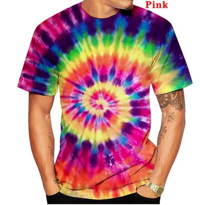 Літня чоловіча/жіноча модна футболка з короткими рукавами з 3d-принтом Tie Dye