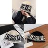 Geometrische Vintage Strickmütze für Paare Warm Gemütlich Wintermode