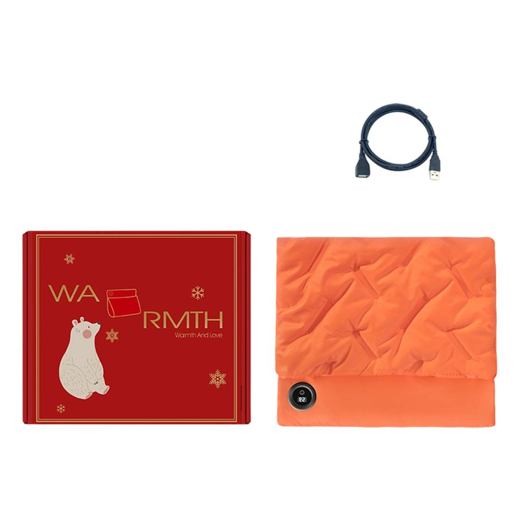 USB Rechargeable Electric Heating Pad With Digital Temperature Control Explosions Proof Design