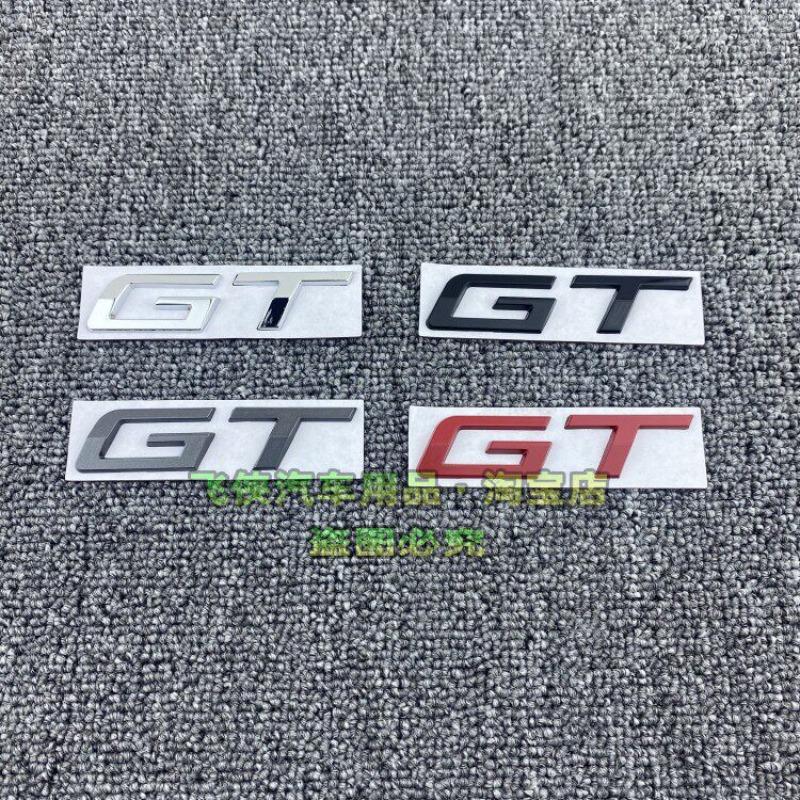Metal GT Car Sticker High Performance Gt Imported Sports Tail Sticker Side Sticker Fender Sticker Body Decorative Sticker