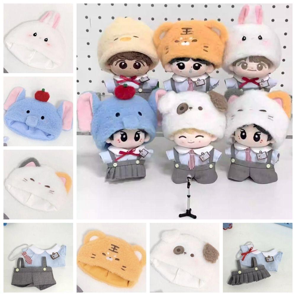 

Cosplay Plush Doll Hat Cloth Plush Doll Costume Suit 10cm Doll Clothes Kids Girls Toys Style H