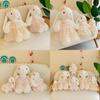 Floral Print Princess Bunny Plush Toy Perfect Birthday Gift For Adults