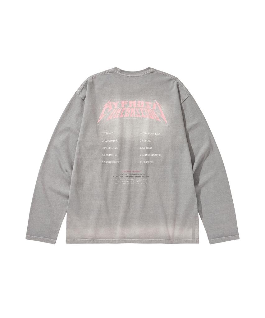 LIBERE Washed Long Sleeve Tee / Gray