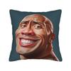 The Rock Face Dwayne Johnsons Pillow Case  Morden Pillow Cover Design Pillowcases For Couch Sofa Bedroom