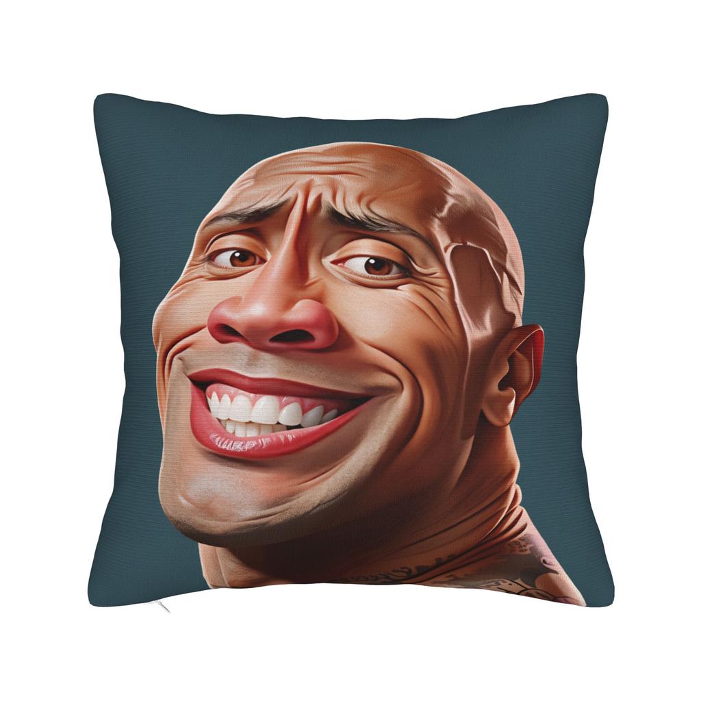 The Rock Face Dwayne Johnsons Pillow Case  Morden Pillow Cover Design Pillowcases For Couch Sofa Bedroom