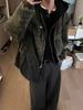 2025 Winter Men's Camouflage Cotton Pilot Jacket - Motorcycle Style Two-Piece Baseball Coat