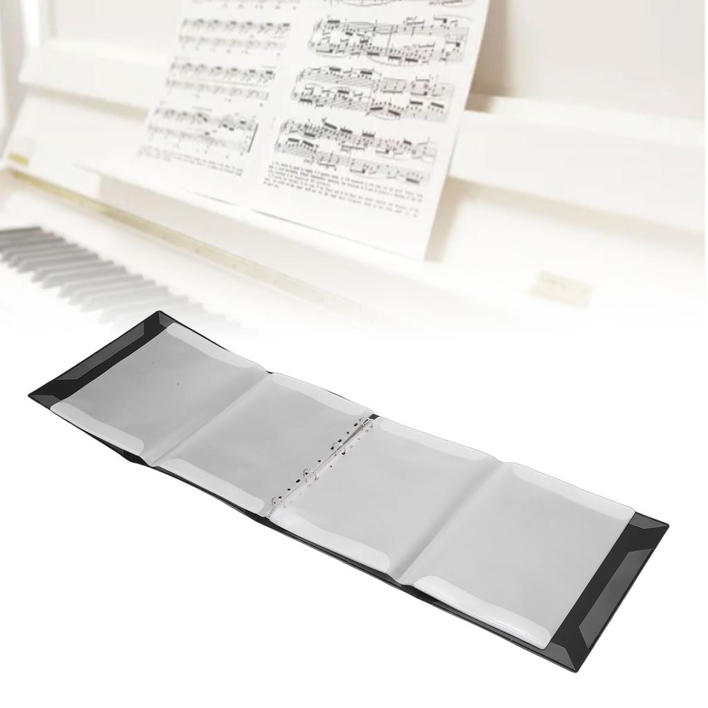 Music Folder, with 52 Pages   Multifunctional Waterproofing for Guitar, Erhu,  , Piano with Transparent Pockets, Stress-  Drawing and Annota