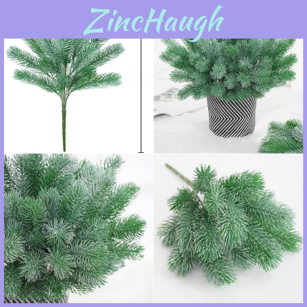 Christmas Wreath Artificial Pine Needle Decor With Plastic Conifer For Home Display And Photography