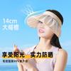 Shell Sun Hat Women's Summer New Face Covering Beach Sun Hat Cycling Empty Top Camping Sun Hat