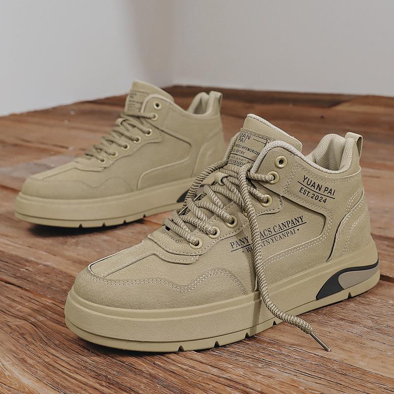 Martin Stiefel High-Top Britischer Stil In Mid-Top Schuhen Leder Oberfläche Wasserdicht Lokomotive Freizeit Schuhe