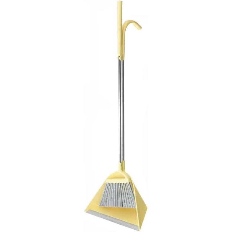 Broom & Dustpan Set Broom Dustpan Set Hoki Broom Dustpan Freestanding Entrance Cleaning Tools Sweeping Cleaning Goods Simple Design Stylish Modern