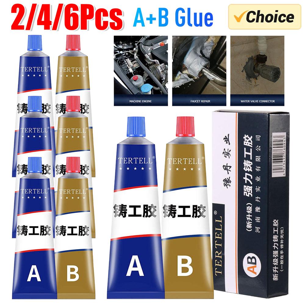 Super Strong Metal Repair Glue Welding High Temperature Resistant AB Glue Metal Plastic Filler Epoxy Adhesive Waterproof Sealant