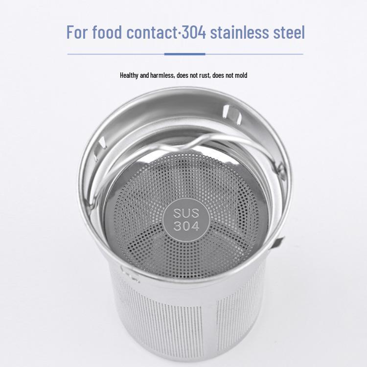 304 Stainless Steel Tea Strainer with Glass Thermos Cup and Separator
