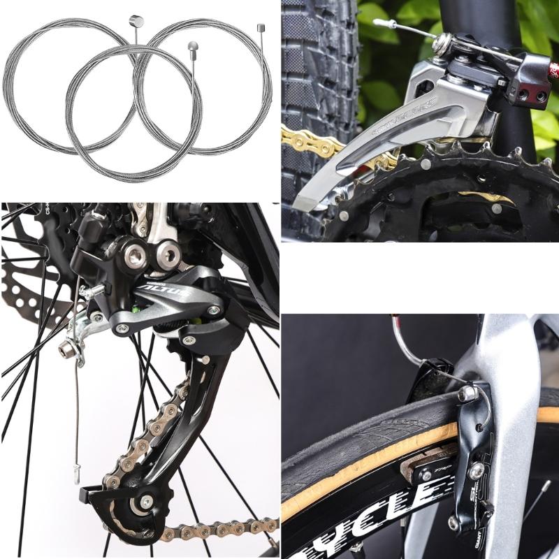 Bicycles Brake Wire Set for Mountain Bicycles Shifts Wire Cable for Mountain Bikes Bicycles Brake Cable Shifter Cables