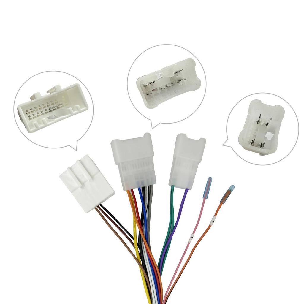 Toyota applicable car audio power cable conversion adapter KAR7/KAR7D/KAR7W applicable