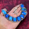 Dico Glass Handmade Gemstone Necklace, 925 Solid Sterling Silver Necklace Antique Jewelry, For Thanksgiving