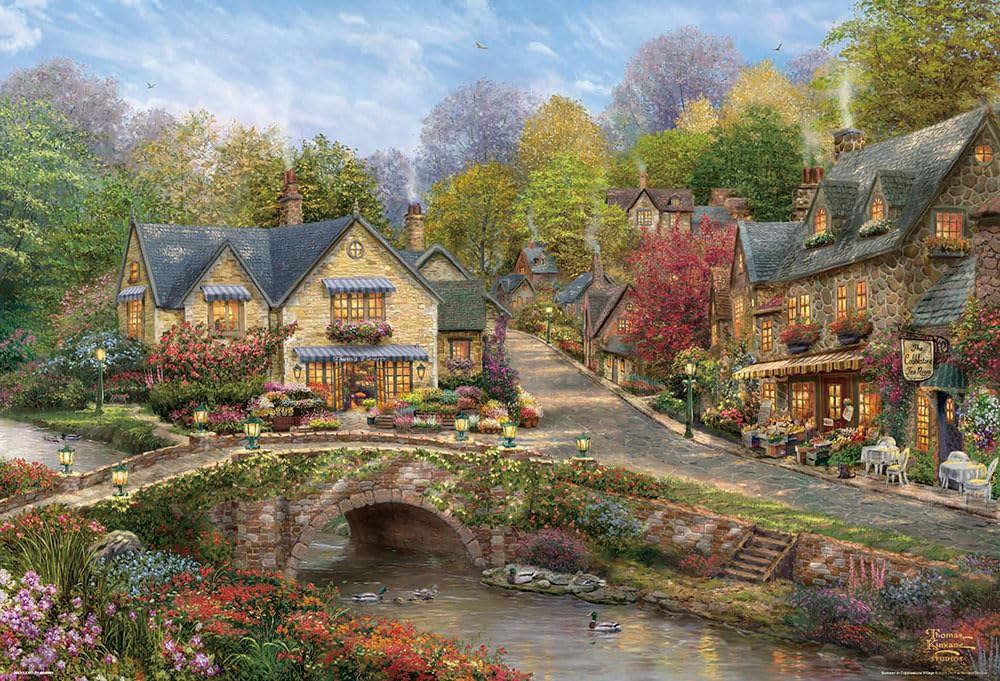 

in Beverly 1000 Piece Jigsaw Puzzle Cotswolds Flower Walkway x [Made Japan] (49 72cm) 1000-051