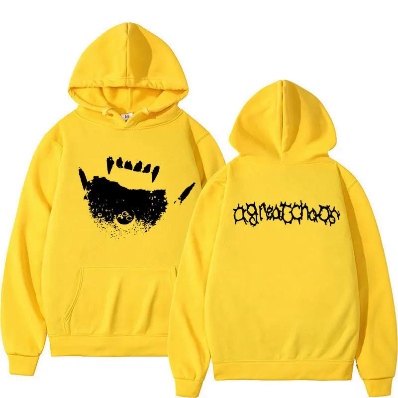 Ken Carson Agc tatsächlichen Hass TeenHoodie S жёлтый