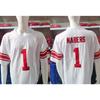 NFL Giants 1 Carter Retro Rugby Jersey Embroidered Football Men Women
