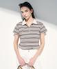 Tienjiti W Stripe Polo (Light Blue) Tnts6E207B2