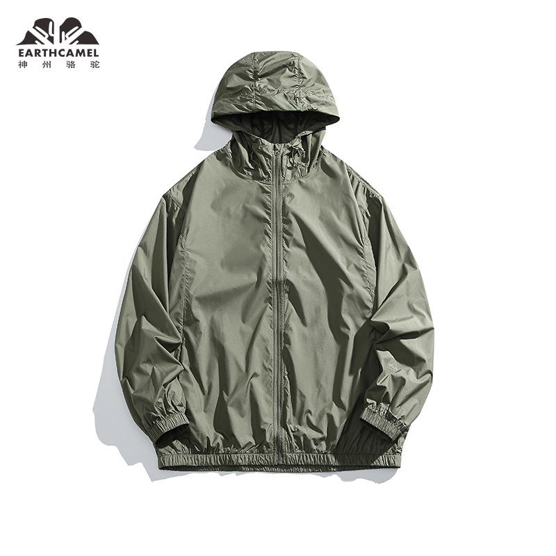 

Легкая уличная солнцезащитная куртка Shenzhou Camel – С капюшоном, трехслойная, для весны, лета, осени, доступны варианты групповой покупки M