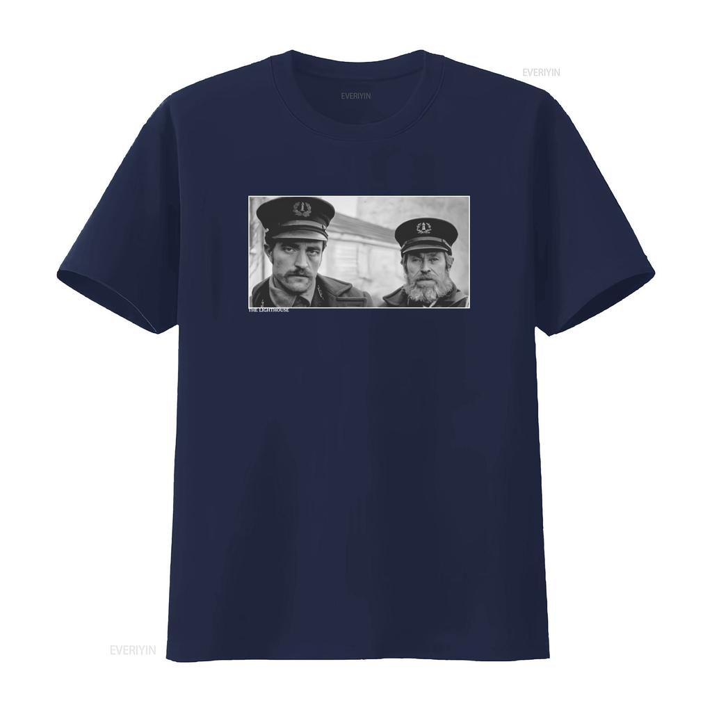 MenWomen The Lighthouse Movie T Shirt Featuring Robert Pattinson Willem Dafoe Directed by Eggers Vintage Washed Unisex Fashion