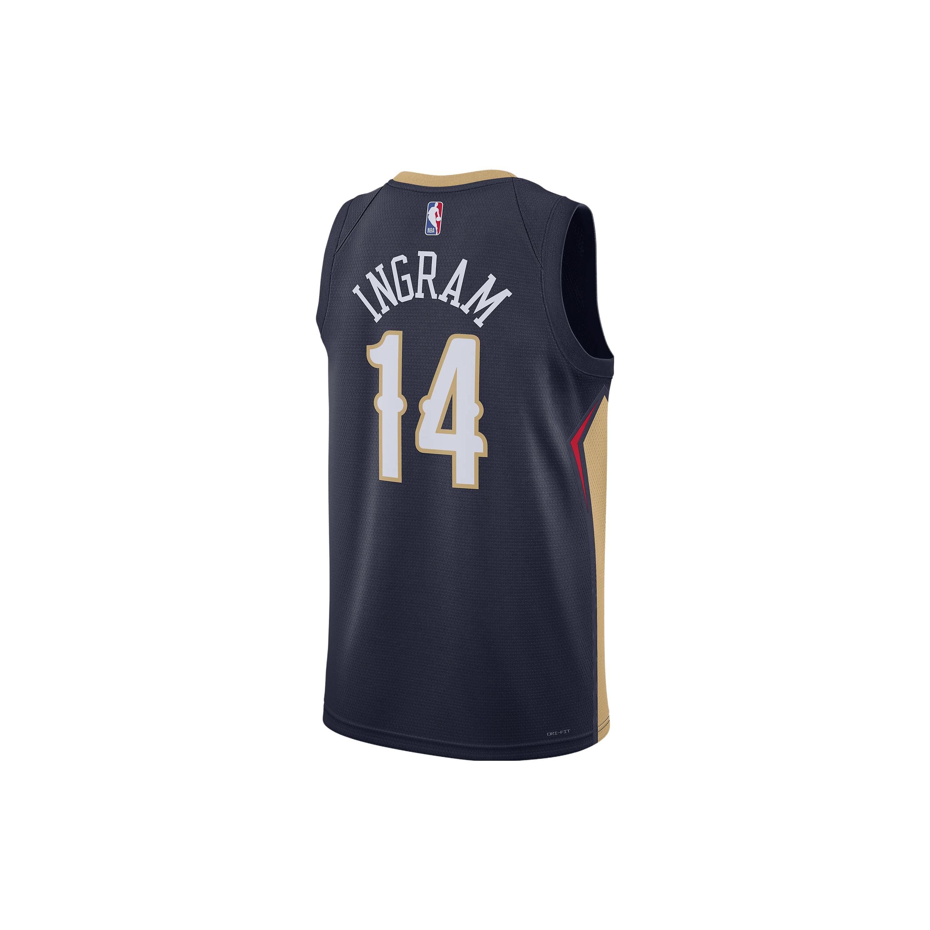 

New Nike Brandon Ingram New Orleans Pelicans Jersey DN2014-420 M