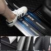 New Carbon Fiber Car Door Sill Protector Stickers For BMW M E46 E90 E60 F30 E39 F10 F20 E87 E36 F20 F30 X1 X3 X5 X7 1 2 3 5